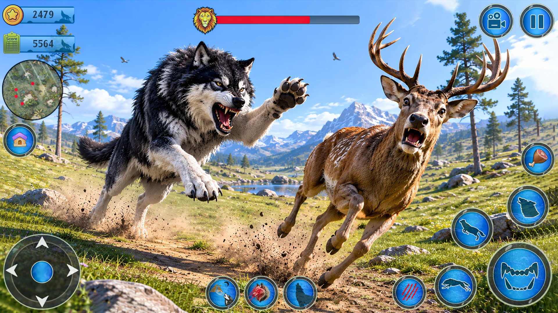 Wolf Simulator 3D: RPG Games screenshot