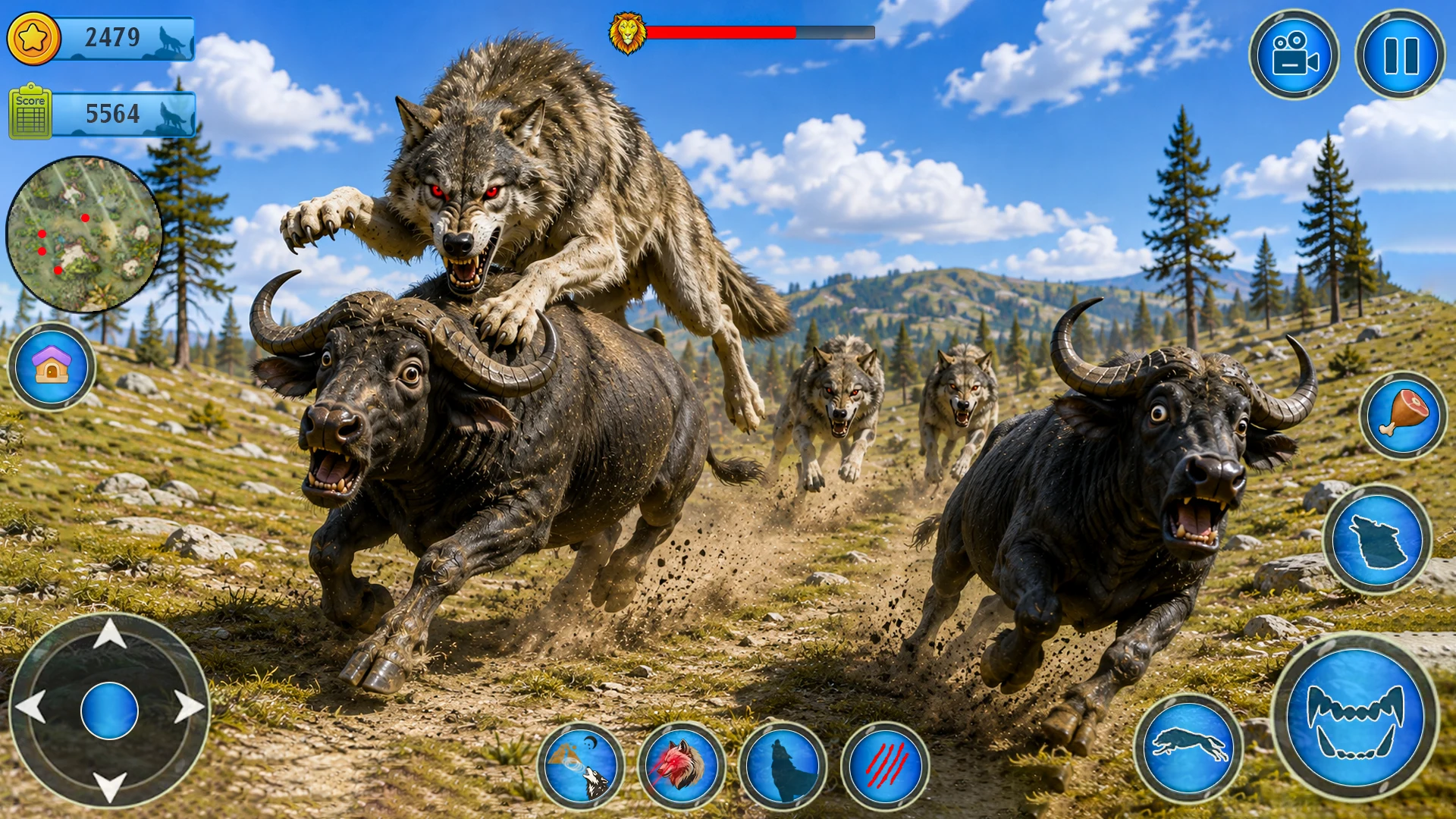 Wolf Simulator 3D: RPG Games screenshot