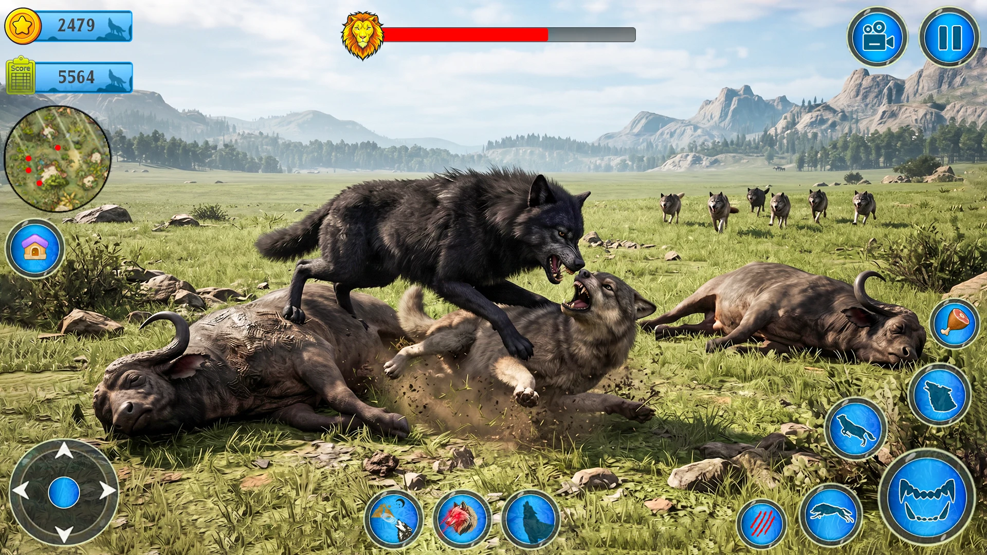 Wolf Simulator 3D: RPG Games screenshot