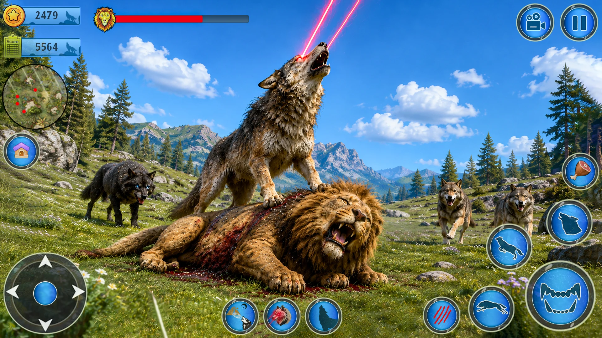 Wolf Simulator 3D: RPG Games screenshot