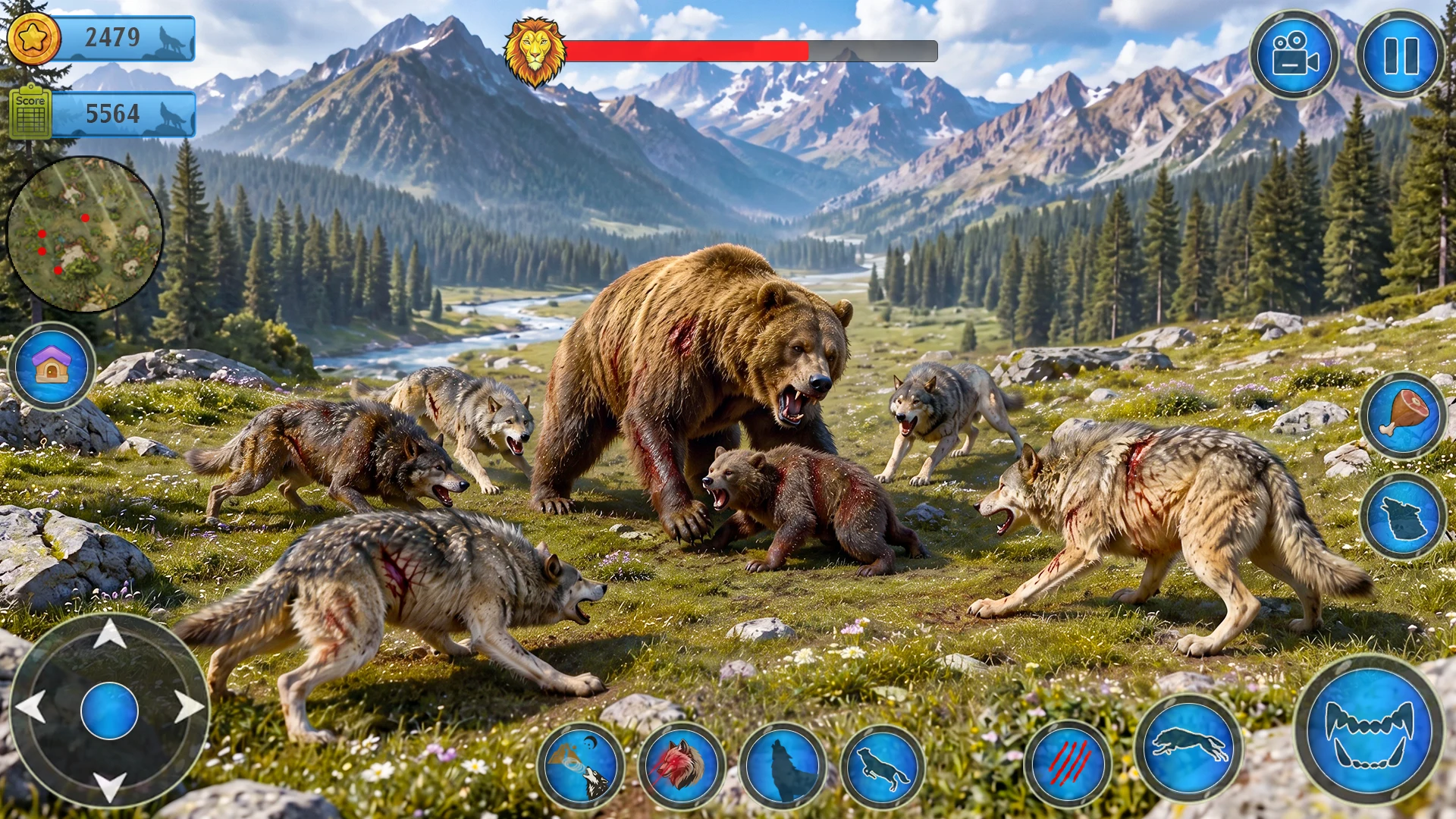 Wolf Simulator 3D: RPG Games screenshot